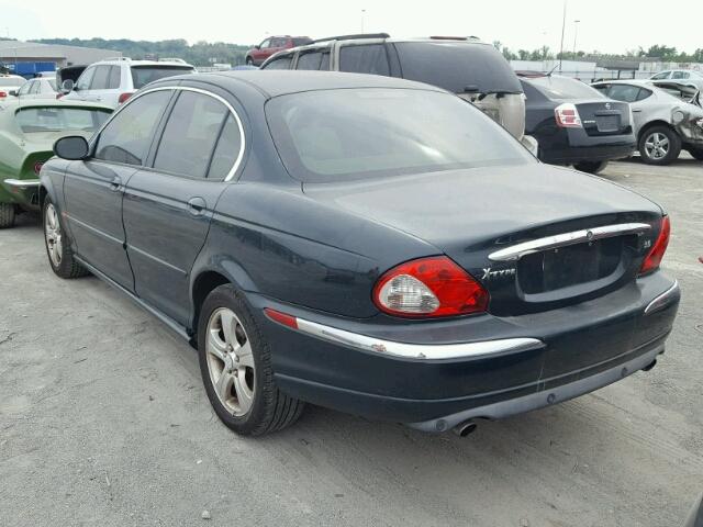 SAJEA51C52WC13555 - 2002 JAGUAR X-TYPE GREEN photo 3