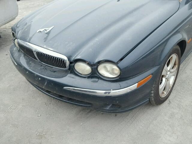 SAJEA51C52WC13555 - 2002 JAGUAR X-TYPE GREEN photo 9