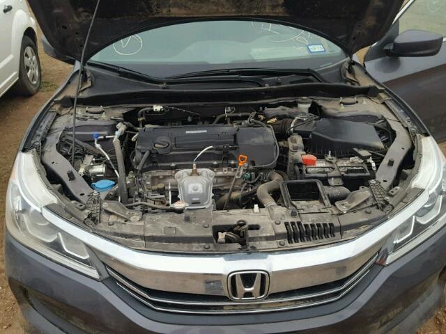 1HGCR2F33HA080319 - 2017 HONDA ACCORD GRAY photo 7