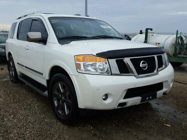 5N1BA0NF6DN607219 - 2013 NISSAN ARMADA PLA WHITE photo 1