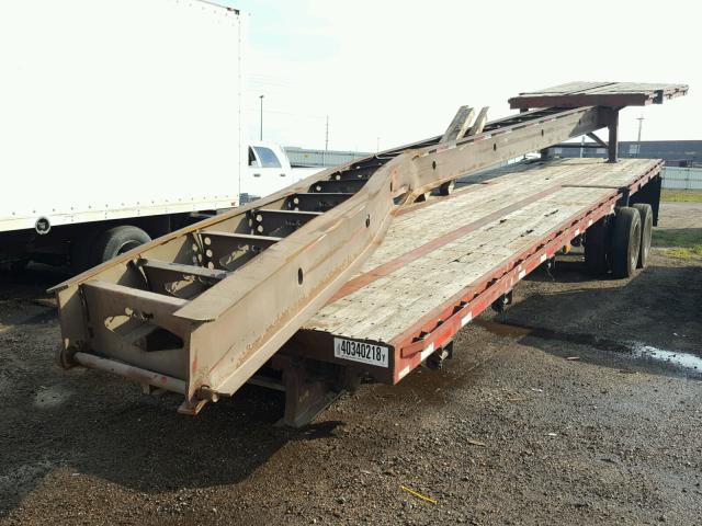 13N4482C011598769 - 2001 FONTAINE FLATBED TR RED photo 2