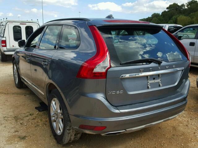 YV440MDJ9G2819970 - 2016 VOLVO XC60 GRAY photo 3