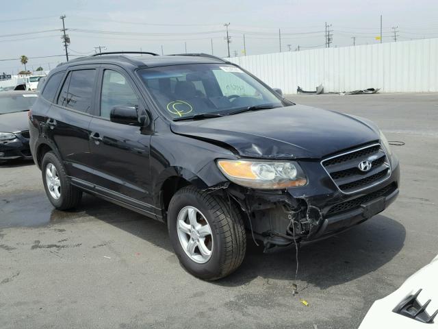 5NMSH13E17H027295 - 2007 HYUNDAI SANTA FE S BLACK photo 1