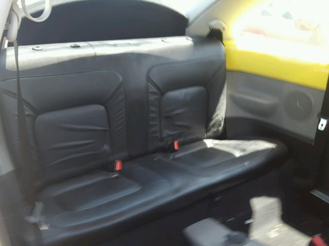 3VWCC21C0XM442824 - 1999 VOLKSWAGEN NEW BEETLE 黄色 照片 6