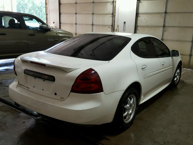 2G2WS522741112583 - 2004 PONTIAC GRAND PRIX WHITE photo 4