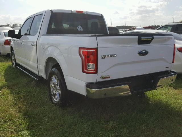 1FTEW1C88FKE72925 - 2015 FORD F150 WHITE photo 3