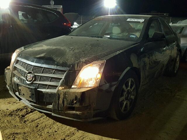 1G6DM577480114068 - 2008 CADILLAC CTS BLACK photo 2