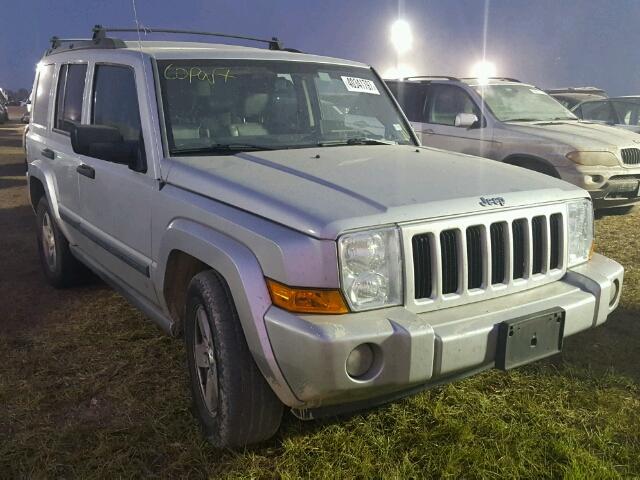 1J8HG48K36C297745 - 2006 JEEP COMMANDER SILVER photo 1