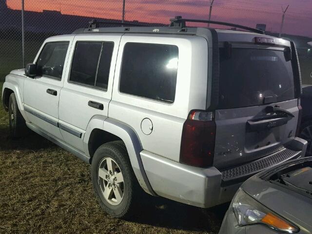 1J8HG48K36C297745 - 2006 JEEP COMMANDER SILVER photo 3