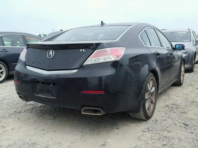 19UUA8F53DA002584 - 2013 ACURA TL BLACK photo 4