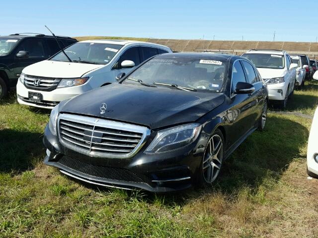 WDDUG8CB4EA009767 - 2014 MERCEDES-BENZ S BLACK photo 2