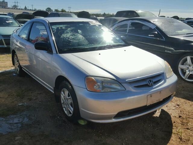 1HGEM22623L080588 - 2003 HONDA CIVIC LX SILVER photo 1