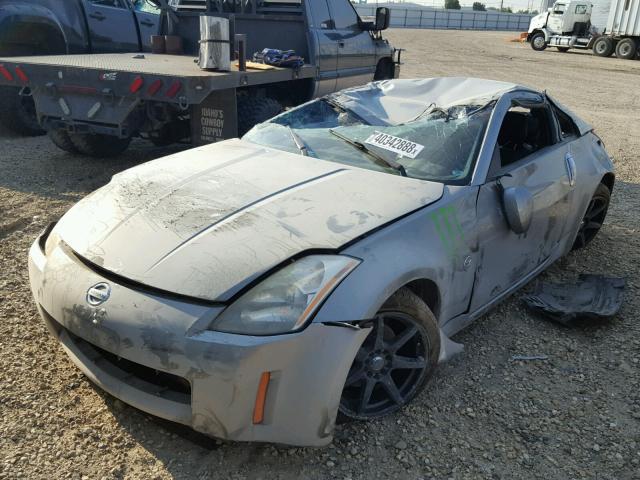 JN1AZ34E94M154483 - 2004 NISSAN 350Z COUPE GRAY photo 2