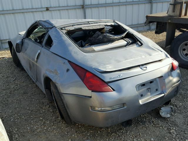 JN1AZ34E94M154483 - 2004 NISSAN 350Z COUPE GRAY photo 3