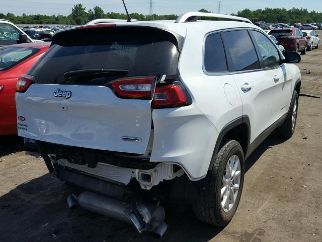 1C4PJMCS7FW523974 - 2015 JEEP CHEROKEE L WHITE photo 4