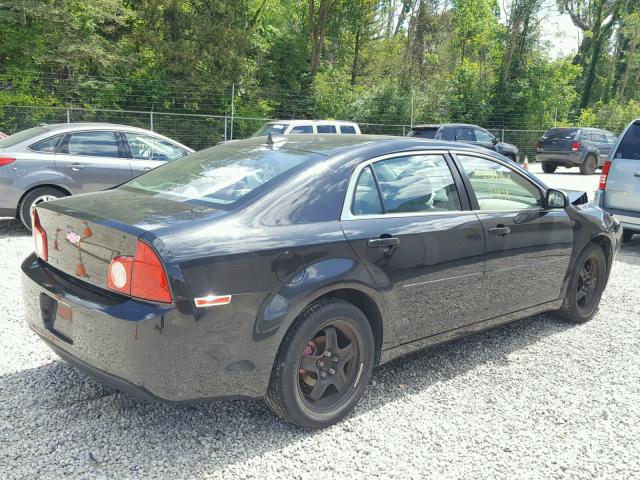 1G1ZB5E09CF265985 - 2012 CHEVROLET MALIBU LS BLACK photo 4