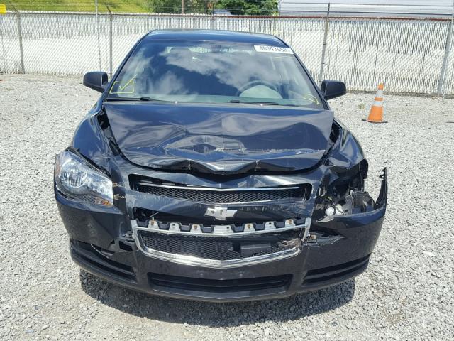1G1ZB5E09CF265985 - 2012 CHEVROLET MALIBU LS BLACK photo 9