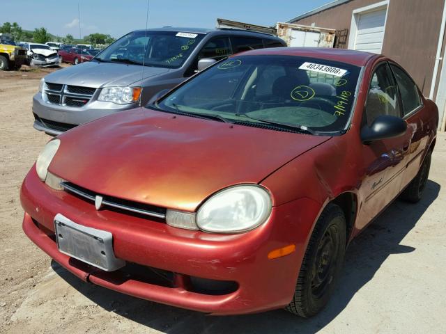 1P3ES46C81D251321 - 2001 PLYMOUTH NEON BASE 橙色 照片 2