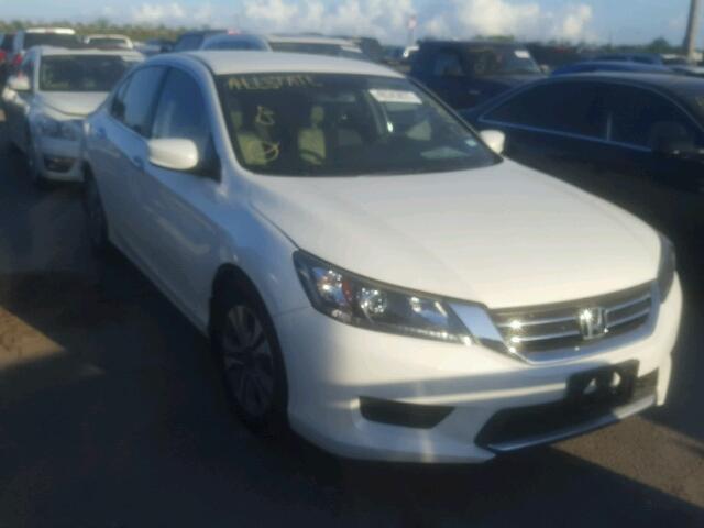 1HGCR2F37EA220089 - 2014 HONDA ACCORD LX WHITE photo 1