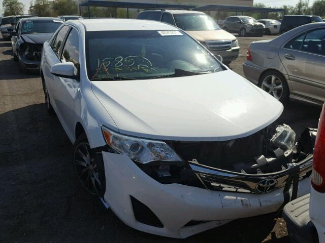 4T4BF1FK1CR250299 - 2012 TOYOTA CAMRY BASE WHITE photo 1