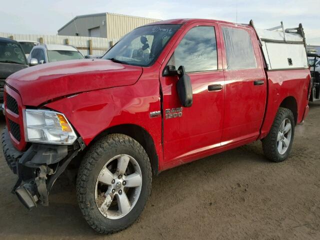 1C6RR7KT1ES106487 - 2014 RAM 1500 ST RED photo 2