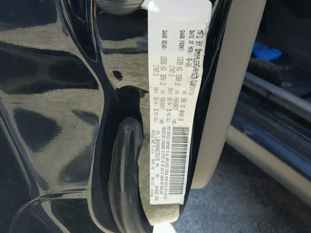 1J8HG48N46C352195 - 2006 JEEP COMMANDER BLACK photo 10