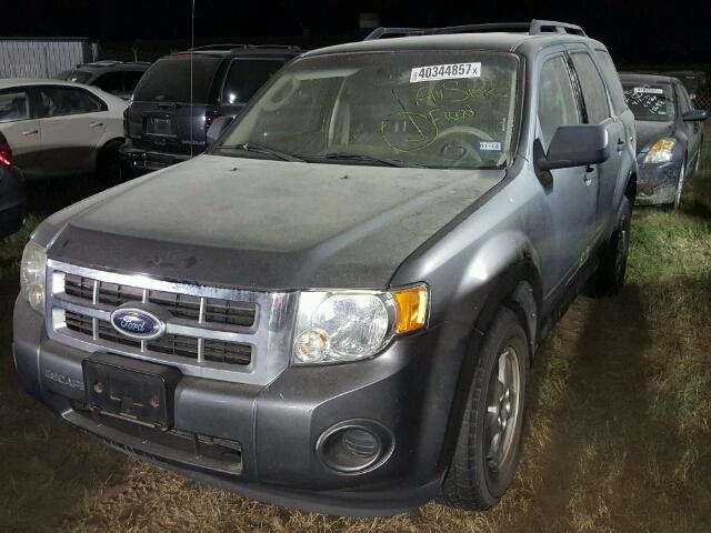 1FMCU02729KA21389 - 2009 FORD ESCAPE BLUE photo 2