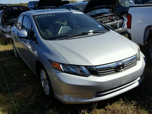 19XFB2F87CE010159 - 2012 HONDA CIVIC EX GRAY photo 1