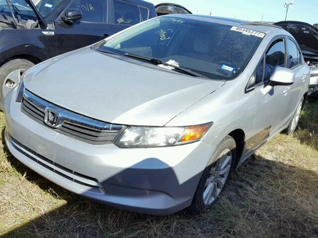 19XFB2F87CE010159 - 2012 HONDA CIVIC EX GRAY photo 2