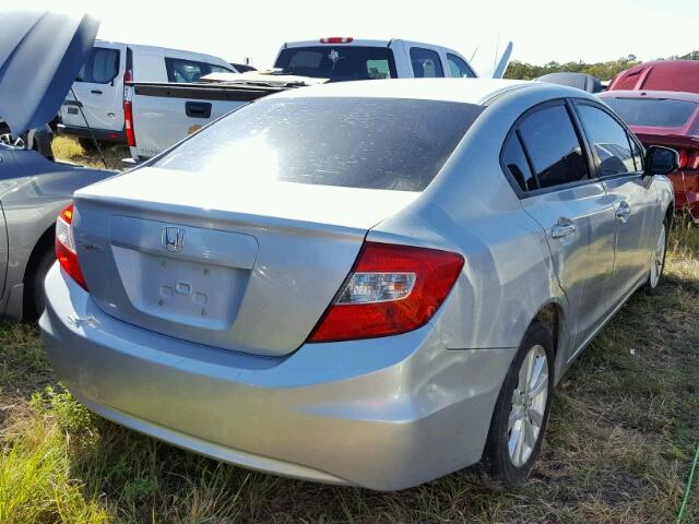 19XFB2F87CE010159 - 2012 HONDA CIVIC EX GRAY photo 4