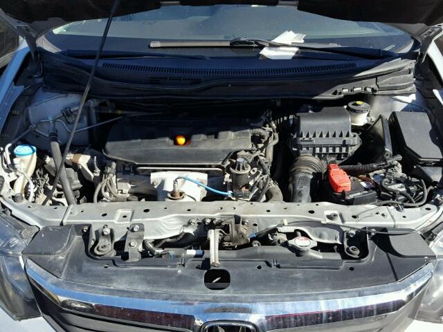 19XFB2F87CE010159 - 2012 HONDA CIVIC EX GRAY photo 7