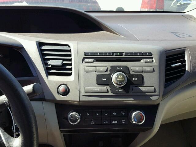 19XFB2F87CE010159 - 2012 HONDA CIVIC EX GRAY photo 9