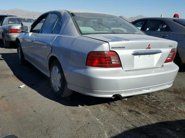 4A3AA46G21E170813 - 2001 MITSUBISHI GALANT ES SILVER photo 3