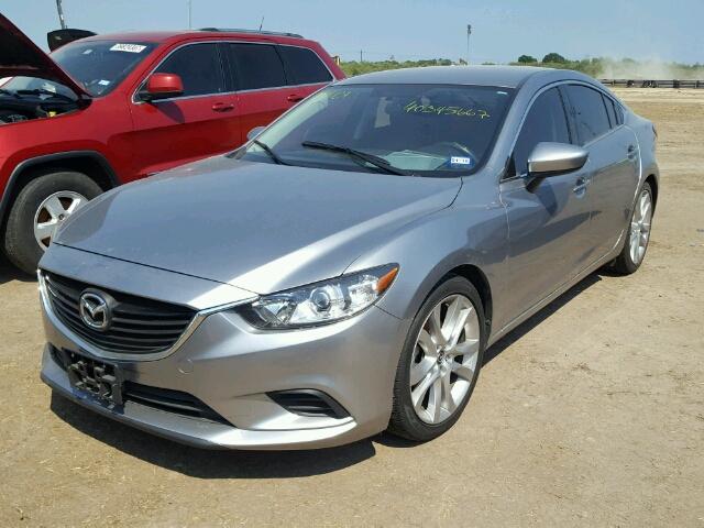 JM1GJ1V56F1217870 - 2015 MAZDA 6 SILVER photo 2