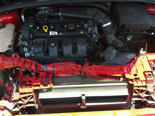 1FADP3L94HL230486 - 2017 FORD FOCUS ST RED photo 7