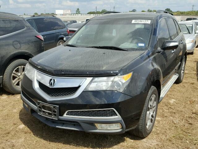 2HNYD2H69AH518918 - 2010 ACURA MDX TECHNO BLACK photo 2