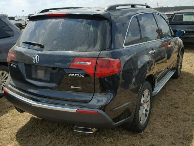 2HNYD2H69AH518918 - 2010 ACURA MDX TECHNO BLACK photo 4