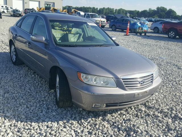 KMHFC46F67A243168 - 2007 HYUNDAI AZERA SE SILVER photo 1