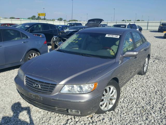 KMHFC46F67A243168 - 2007 HYUNDAI AZERA SE SILVER photo 2