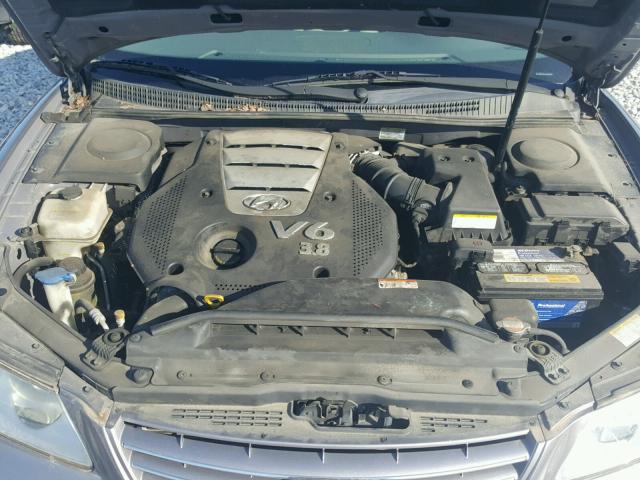 KMHFC46F67A243168 - 2007 HYUNDAI AZERA SE SILVER photo 7