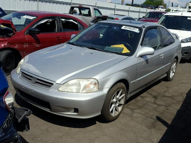 1HGEJ8248YL022809 - 2000 HONDA CIVIC SILVER photo 2