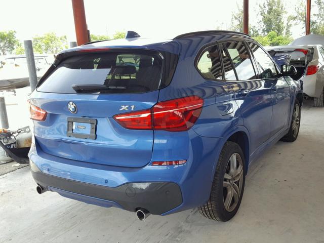 WBXHU7C38J5H43683 - 2018 BMW X1 SDRIVE2 BLUE photo 4