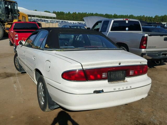 2G4WS52J611314566 - 2001 BUICK CENTURY CU WHITE photo 3