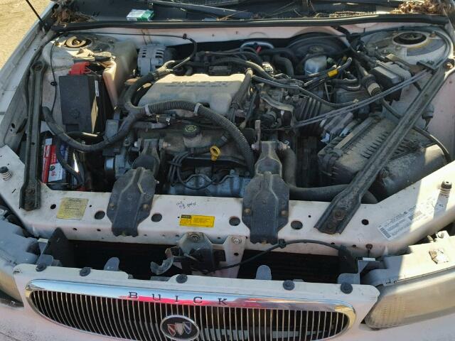 2G4WS52J611314566 - 2001 BUICK CENTURY CU WHITE photo 7