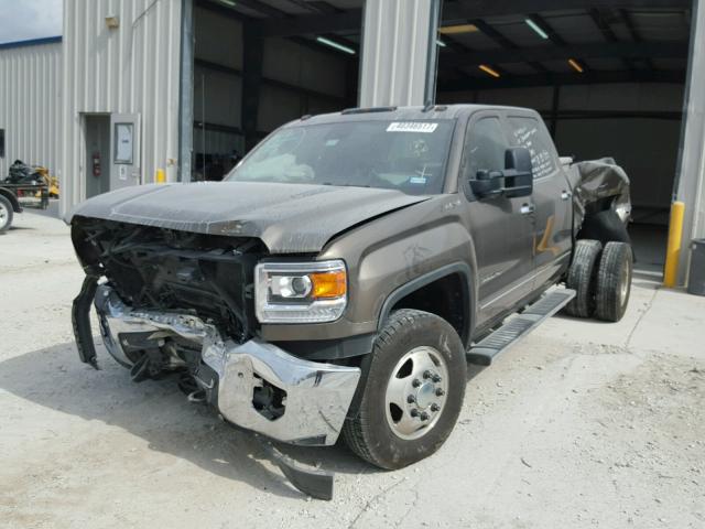 1GT423E81FF129740 - 2015 GMC SIERRA K35 GOLD photo 2