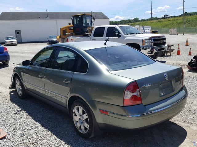 WVWRH63B33P337211 - 2003 VOLKSWAGEN PASSAT GLX 绿色 照片 3
