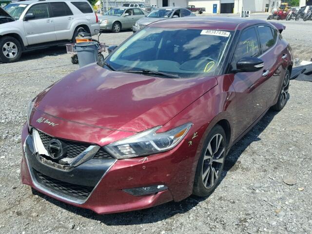1N4AA6APXGC380530 - 2016 NISSAN MAXIMA 3.5 RED photo 2