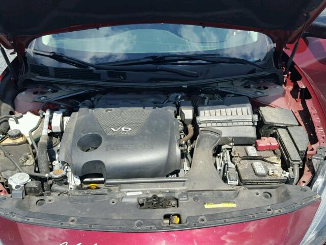 1N4AA6APXGC380530 - 2016 NISSAN MAXIMA 3.5 RED photo 7