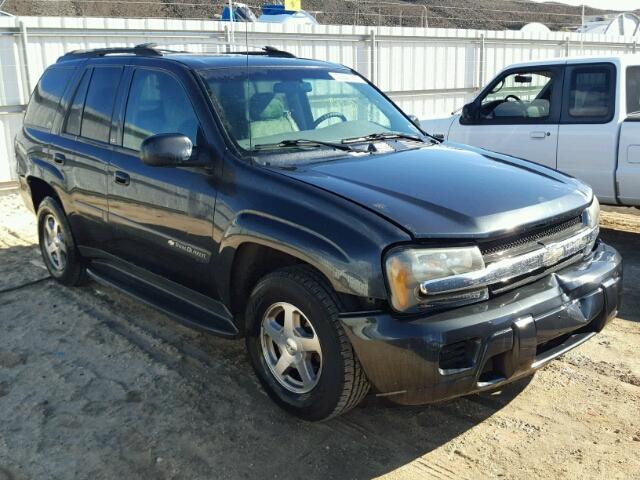 1GNDS13S342154475 - 2004 CHEVROLET TRAILBLAZE BLACK photo 1