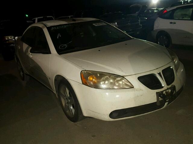 1G2ZG57B784198365 - 2008 PONTIAC G6 BASE WHITE photo 1